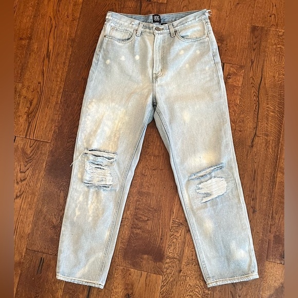 BDG Urban‎ Outfitters Jeans Womens 30 Slim Straight High Rise Distressed Grunge - Picture 1 of 9